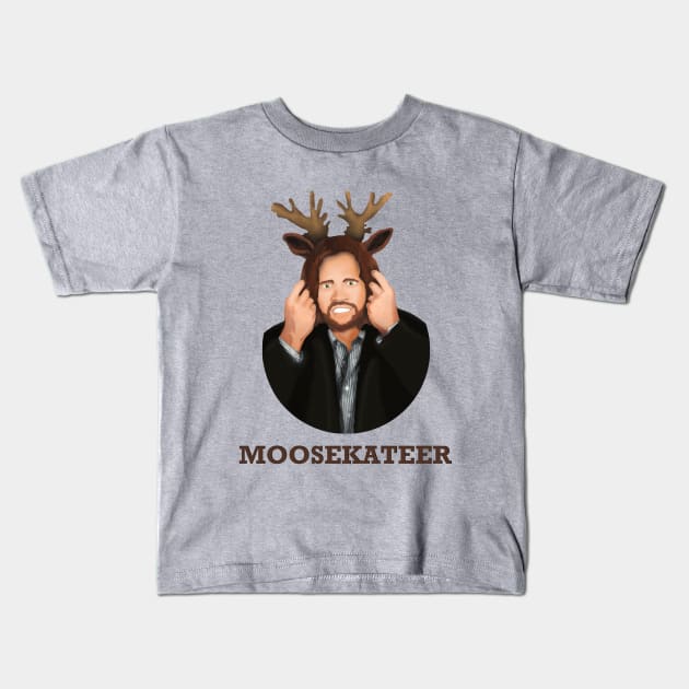 Moosekateer Kids T-Shirt by potatonomad